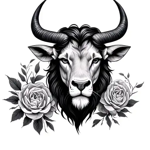 taurus leo libra zodiac sign tattoo design idea