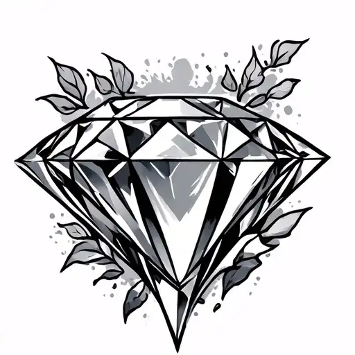 Diamond In The Rough tattoo design idea