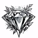 Diamond In The Rough tattoo design idea