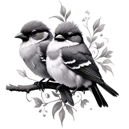 3 Little Birds tattoo design idea