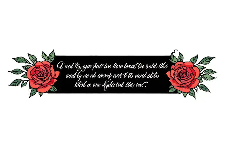 Bible Verse Proverbs 14:29 tattoo design idea