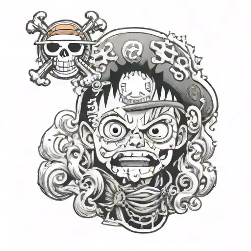 one piece,goonies tattoo design idea
