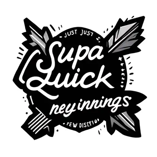 Supa quick logo but just the arrows and new beginnings  tattoo design idea