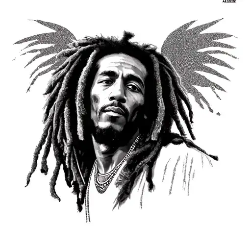Bob Marley include tattoo design idea