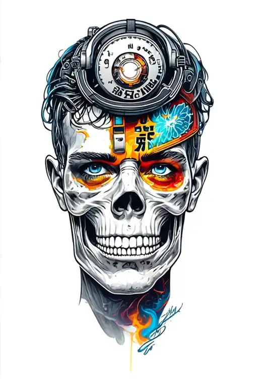 Hard work, Mechanical Engineer, Salsa Dance, Karate Black Belt, Hardship, Death, Bright Future tattoo design idea