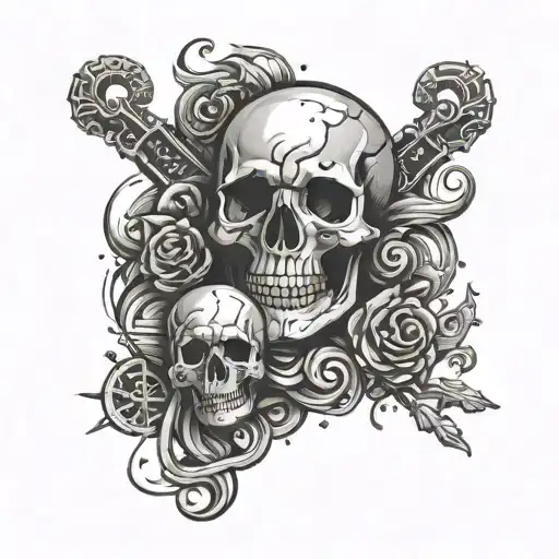 BDSM elements tattoo design idea