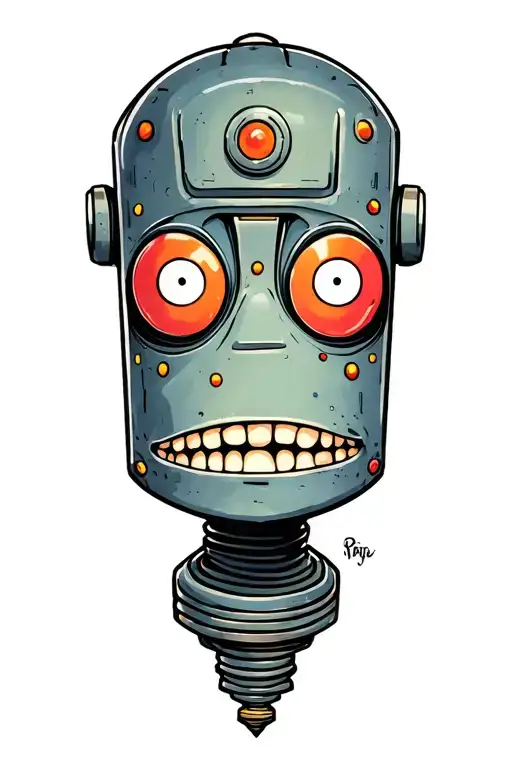 bender futurama tattoo design idea