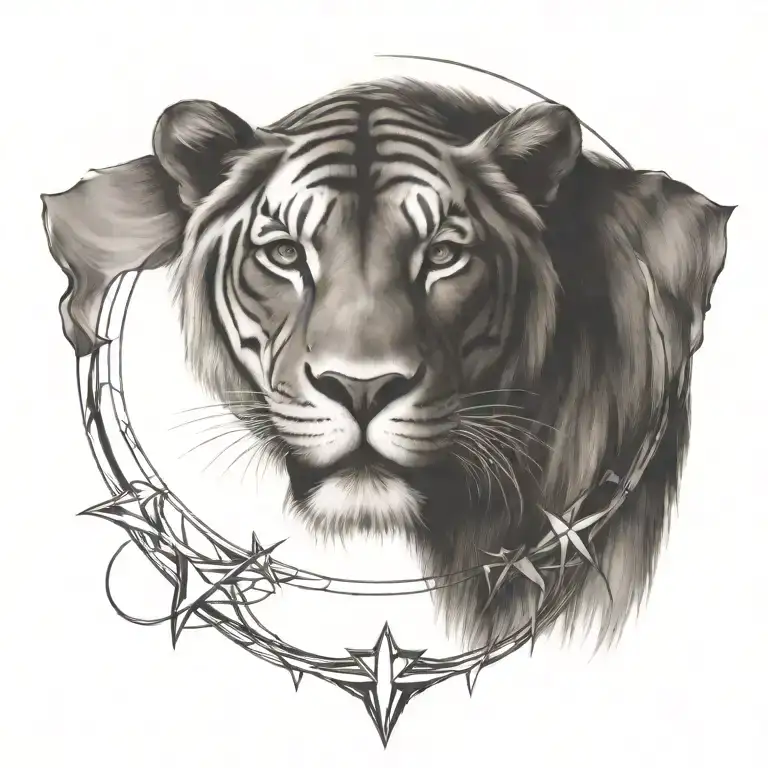 strength and integrity honor drawn tattoo design idea