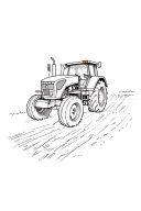 farmer tractor tattoo design idea