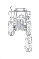 farmer tractor tattoo design idea