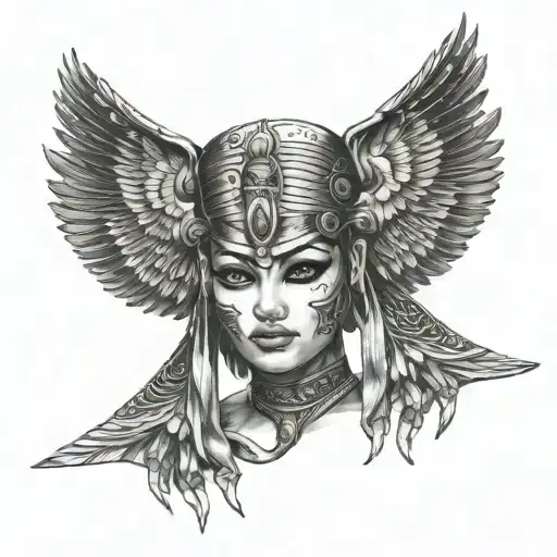 Egyptian, submissive, submissive, bdsm, erotic tattoo design idea