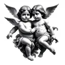cherubs tattoo design idea