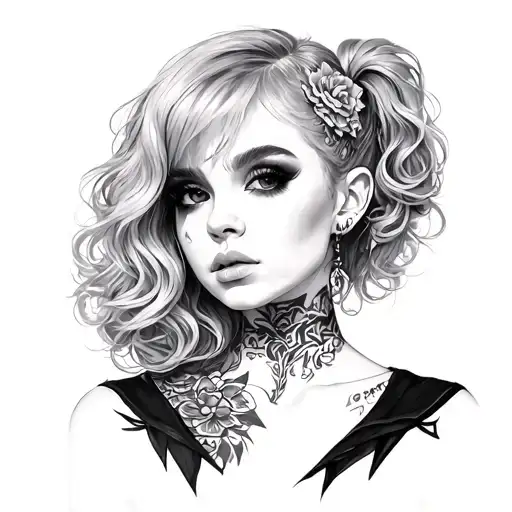 Femboy tattoo design idea