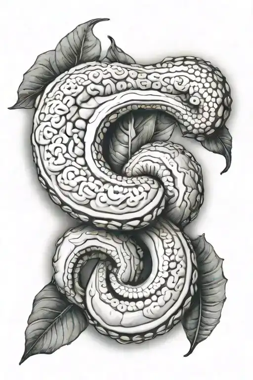 cashew tattoo design idea