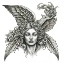 virgo, depression, perseverance, tattoo design idea