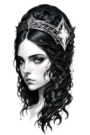 Elden Ring Malenia tattoo design idea