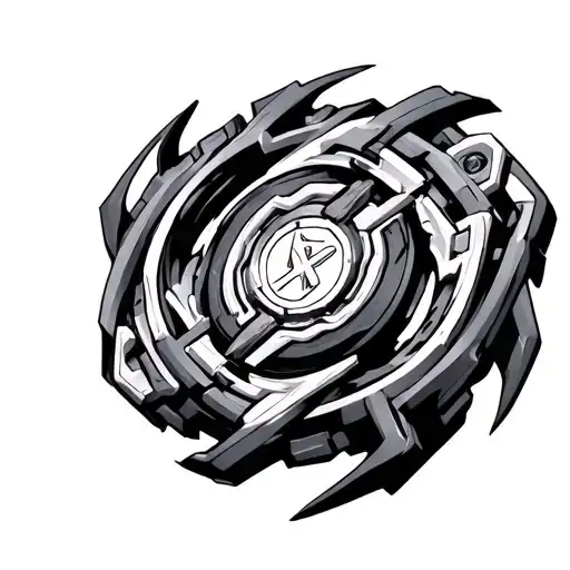 Beyblade tattoo design idea