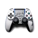 ps5 controller with the year 2002 written on the touch pad tattoo design idea