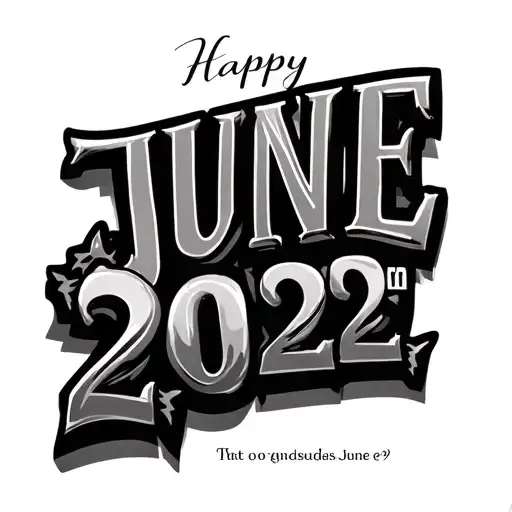 birthday date June 2nd 2022 in roman numerals tattoo design idea