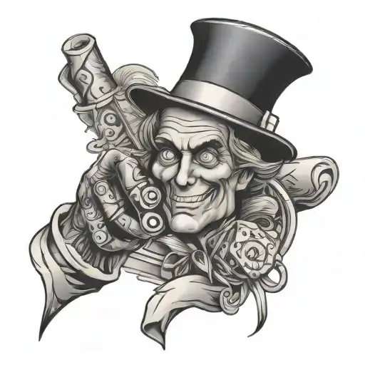 gambler tattoo design idea