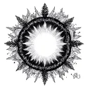 winter solstice tattoo design idea
