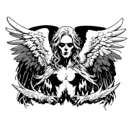 archangel uriel tattoo design idea