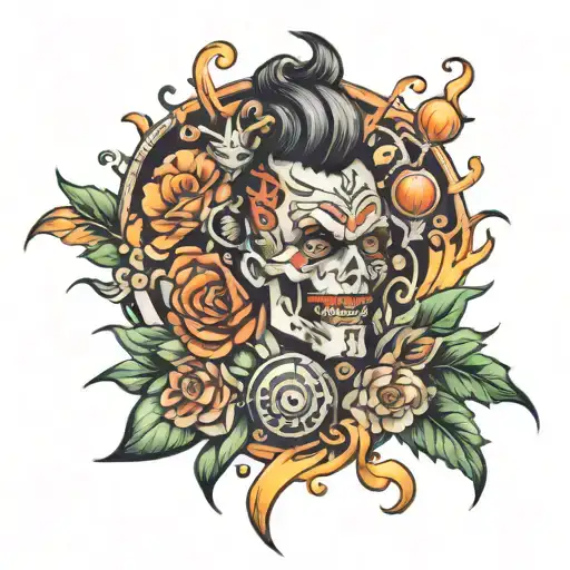 999 juice world tattoo design idea