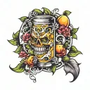 999 juice world tattoo design idea