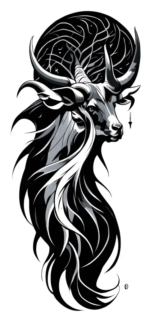 Aquarius Taurus libra tattoo design idea