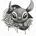 stich, minimalistic tattoo design idea