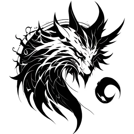 kindred league of legends tattoo design idea