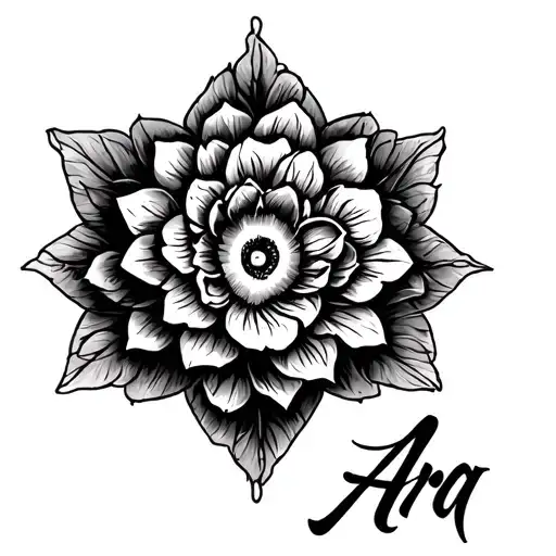 Tamil Words Ara tattoo design idea