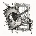 Broken Window Serenade tattoo design idea