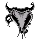 Vaginal tattoo design idea