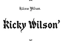 "Ricky Wilson
" tattoo design idea