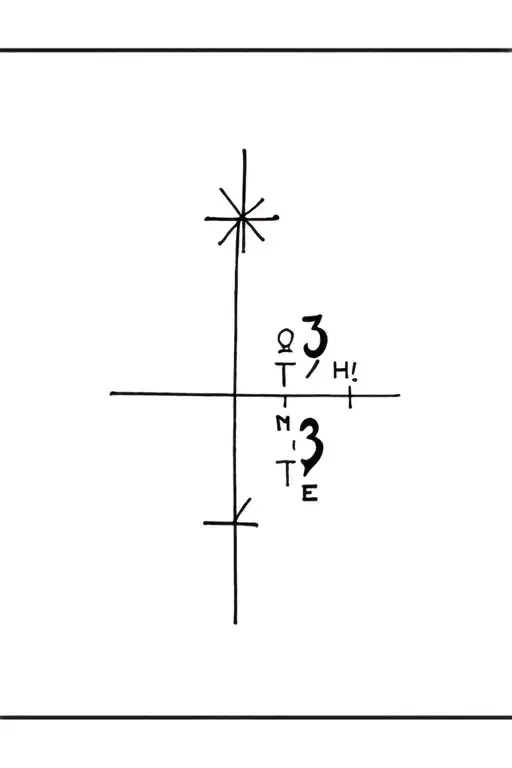 "3.8,24" Cross and semicolon inside tattoo design idea