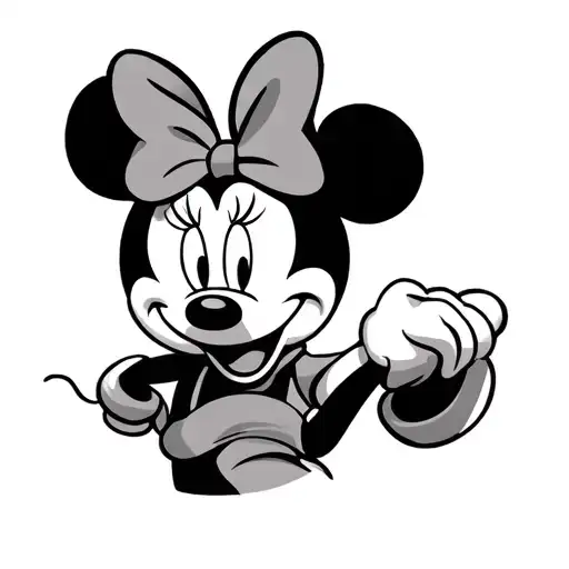 Minnie Mouse tattoo design idea