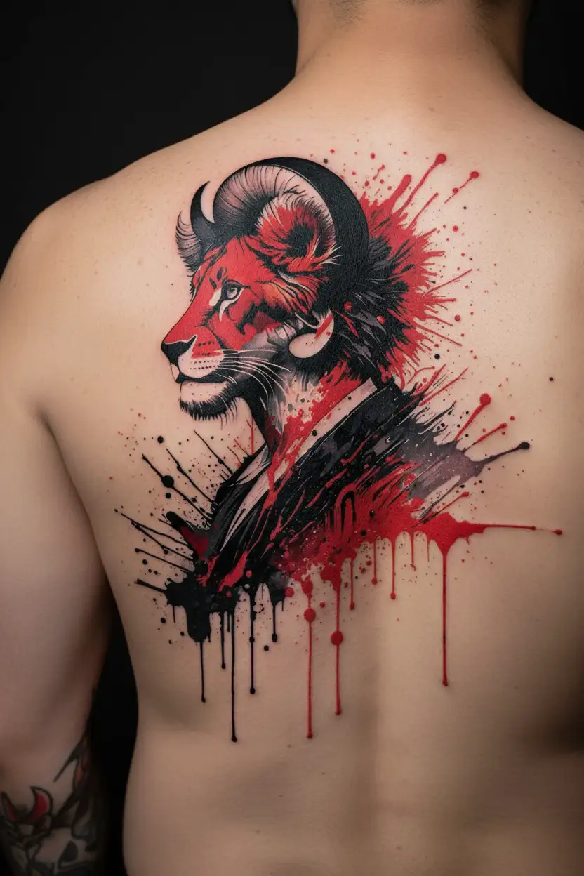 Leo, Aries, San Francisco tattoo design idea