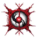 Red String Of Fate tattoo design idea