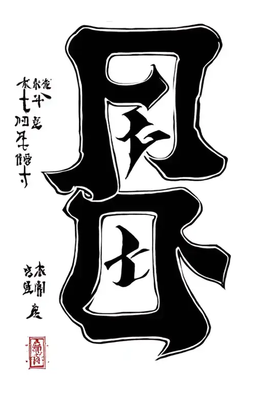 virtues of bushido code tattoo design idea