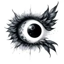 Eclipse tattoo design idea
