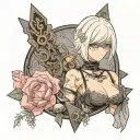 2b Nier Automata tattoo design idea