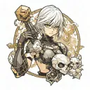 2b Nier Automata tattoo design idea