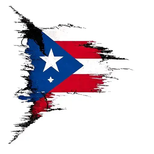 Puerto Rico flag/cultural items tattoo design idea
