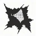 A basic text tattoo in old newspaper font: Latores Imago Dei, Ave Christus Rex tattoo design idea