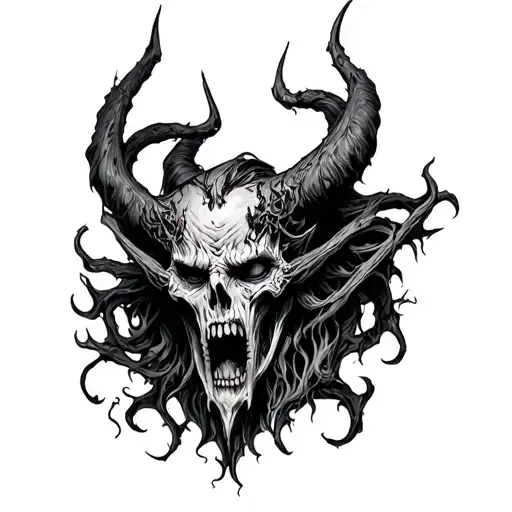 7 Princes Of Hell tattoo design idea