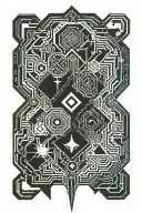 Religious tattoo design idea