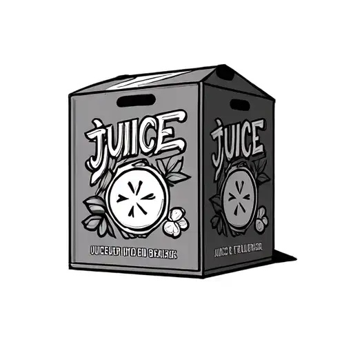 Juice Box tattoo design idea