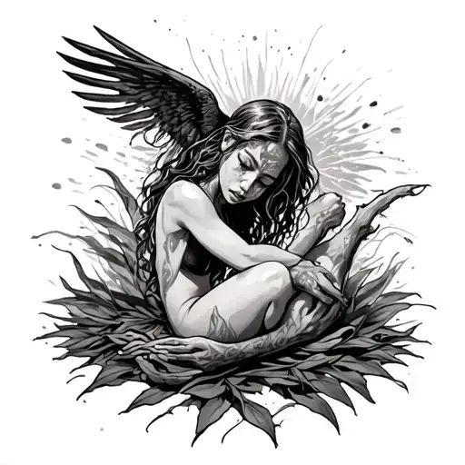 Survivor Of Abuse tattoo design idea