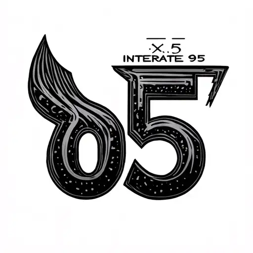 Interstate 95 tattoo design idea